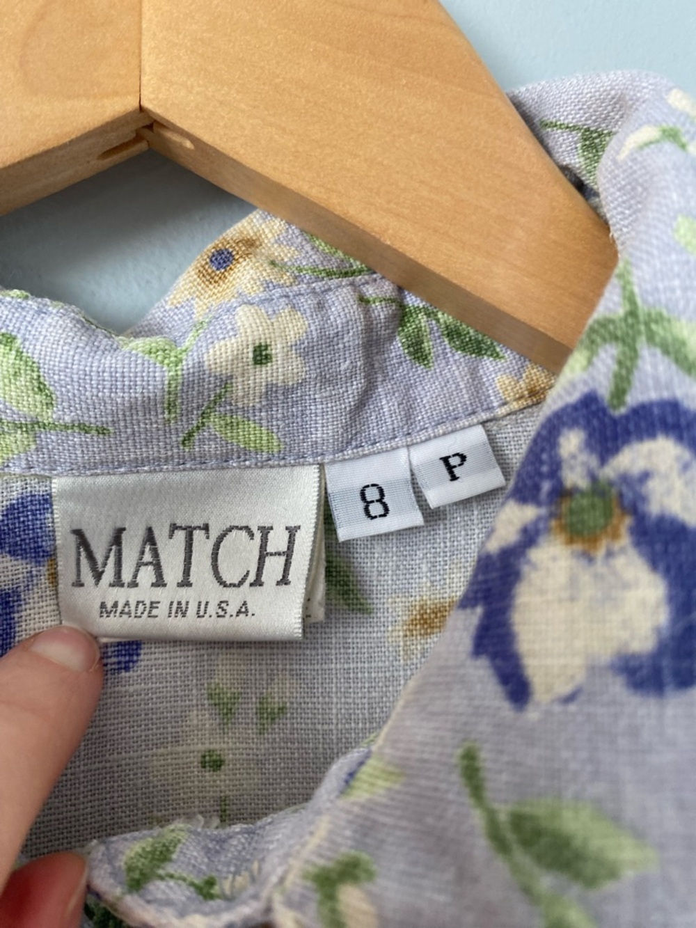 Match Sleeveless Linen Tunic with a 3/4 Button & collar Dress 8P - Picture 5 of 6